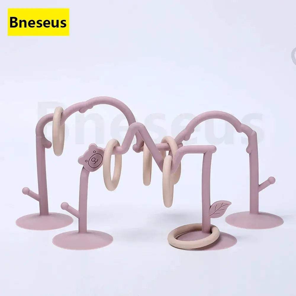 Educational Silicone Baby Teething Toy Montessori Track Maze Bead Chain - ToylandEU