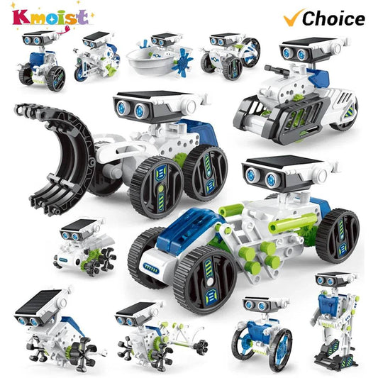 Educational Solar Robot Kit 12 In 1 For Young Builders - ToylandEU