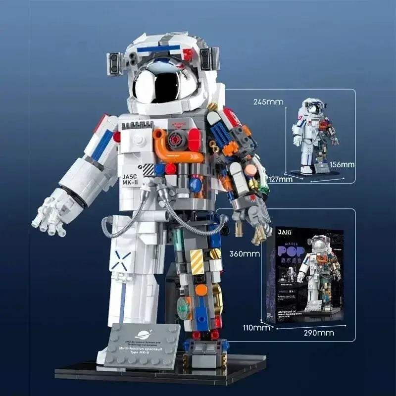 Educational Space Building Blocks Set For Creative Play - ToylandEU