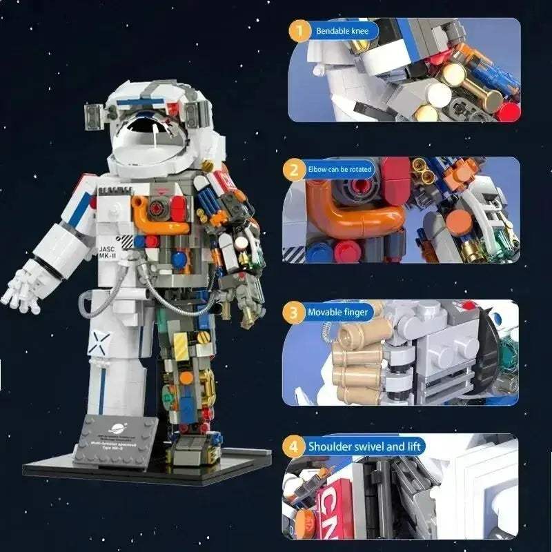 Educational Space Building Blocks Set For Creative Play - ToylandEU