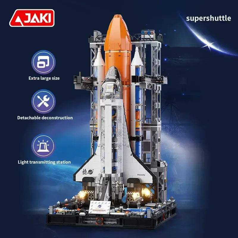 Educational Space Rocket Building Blocks for Adults and Kids - ToylandEU
