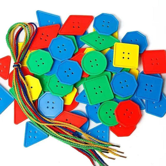  Educational Threading Geometry Blocks Brain Training -  ToylandEU™