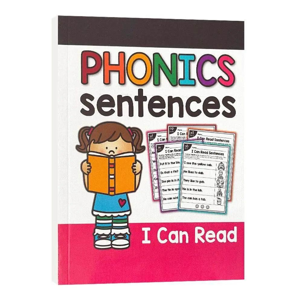  113 P English Phonics Sentence Practice Book I Can Read Exercise Book for Kids Learning English Educational Toy Kid Game -  ToylandEU™