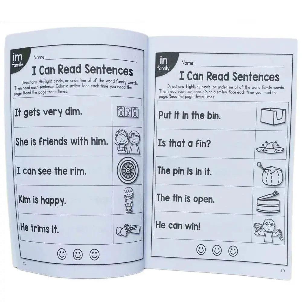  113 P English Phonics Sentence Practice Book I Can Read Exercise Book for Kids Learning English Educational Toy Kid Game -  ToylandEU™