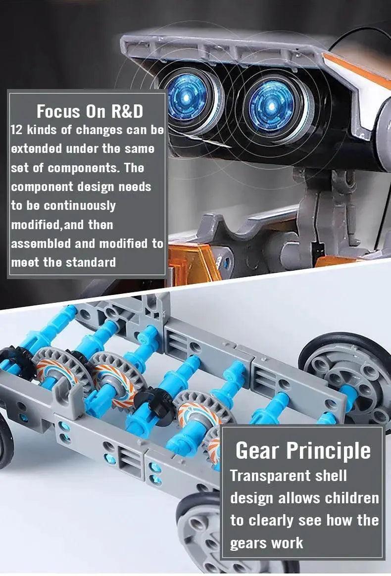 12 in 1 Science Experiment Solar Robot Toy DIY Building Powered Learning Tool for Kids -  ToylandEU™