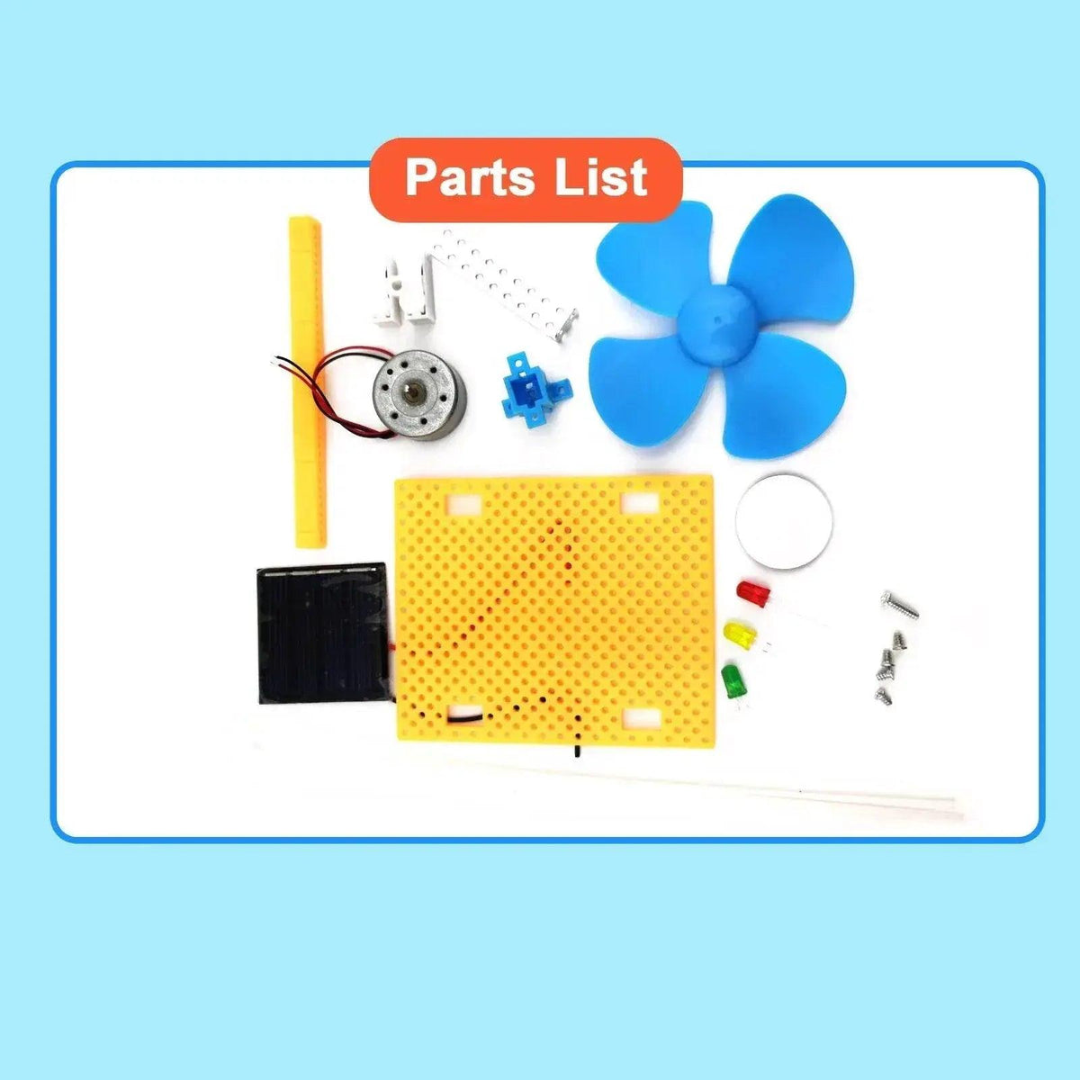  2 in 1 Solar and Wind Energy Powered Fan Model DIY Kit for Children Education Gift -  ToylandEU™