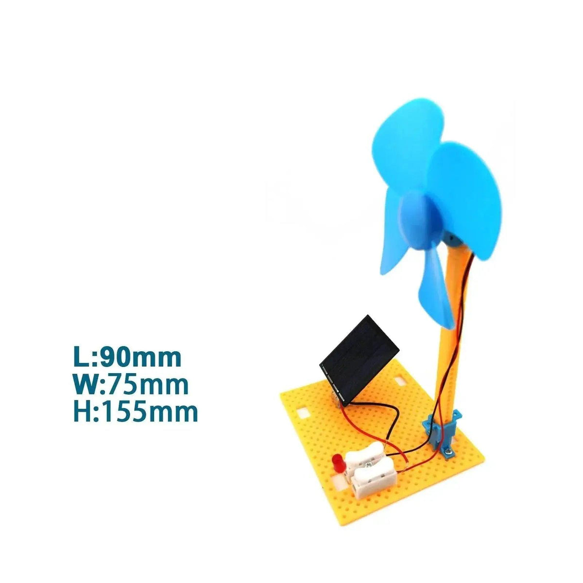  2 in 1 Solar and Wind Energy Powered Fan Model DIY Kit for Children Education Gift -  ToylandEU™