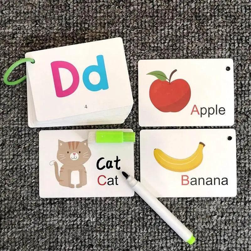  27 First Words Flashcards Alphabets ABC Animal Cards with 1 Pen for Early Learners Kids Gifts -  ToylandEU™
