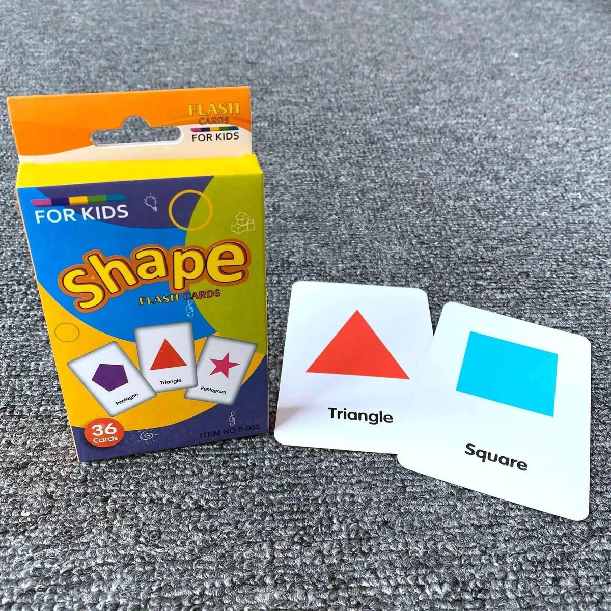  36 Pieces Children Cognition Cards Body Parts Animals Fruits Double Sided Flashcards Montessori -  ToylandEU™