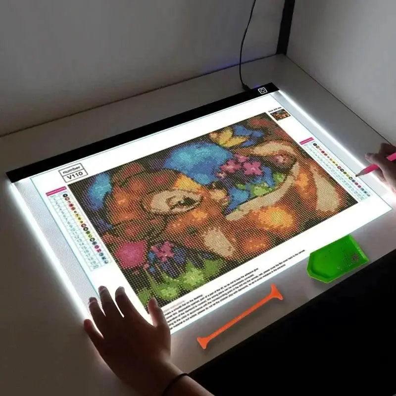  A4 A5 Level Three-level Dimming LED Drawing Copy Board Creative Children's Toys Educational Gift -  ToylandEU™