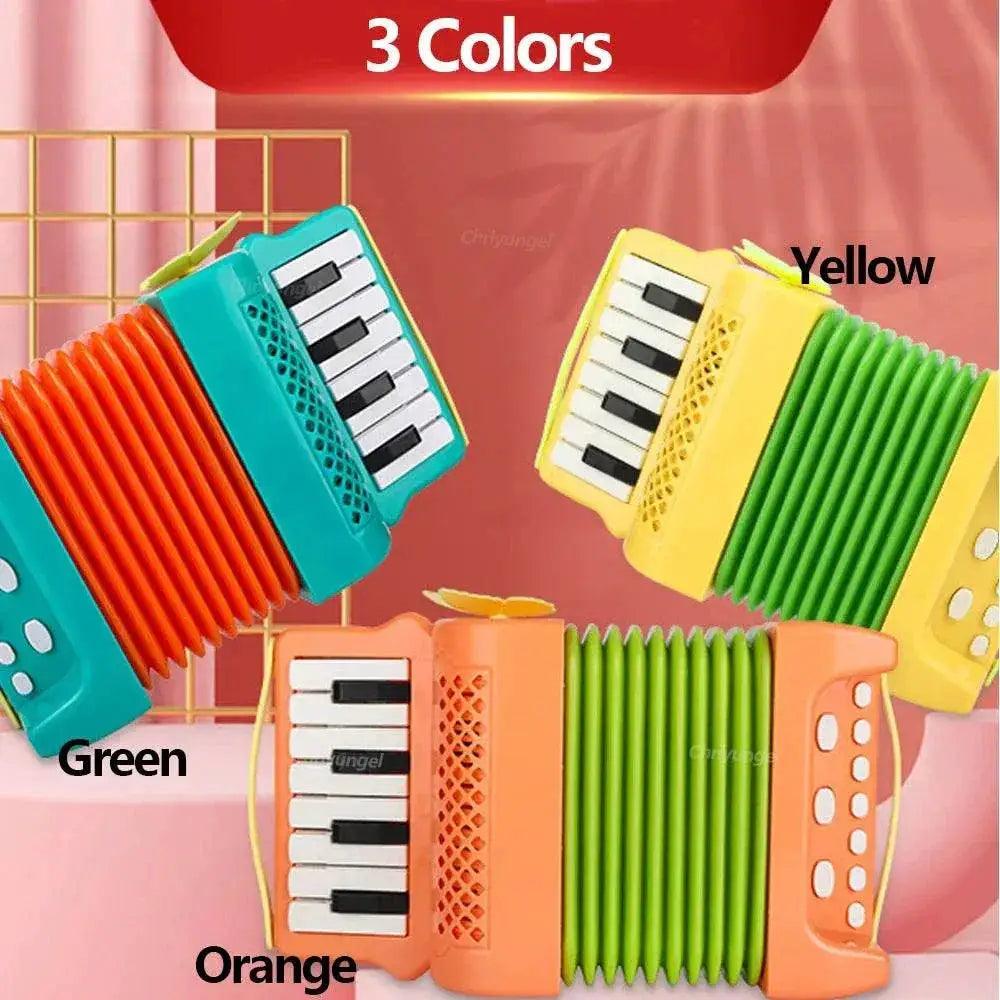 Accordion for Kids Musical Indoor and Outdoor Playing Educational Toys Gifts for Toddlers Boys and Girls -  ToylandEU™