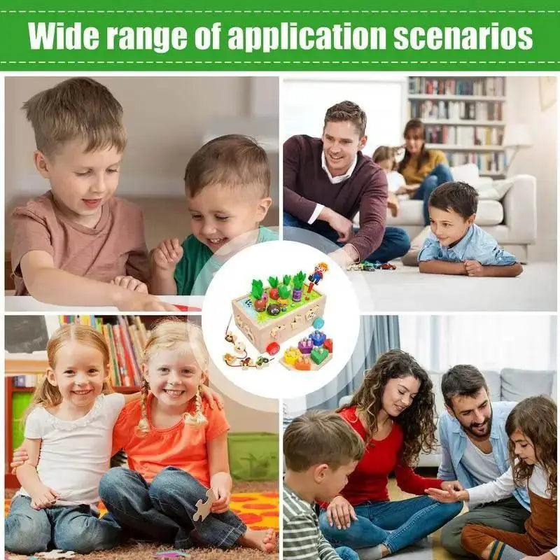  Montessori Shape Matching Carrot Toy 14 Months And Up -  ToylandEU™