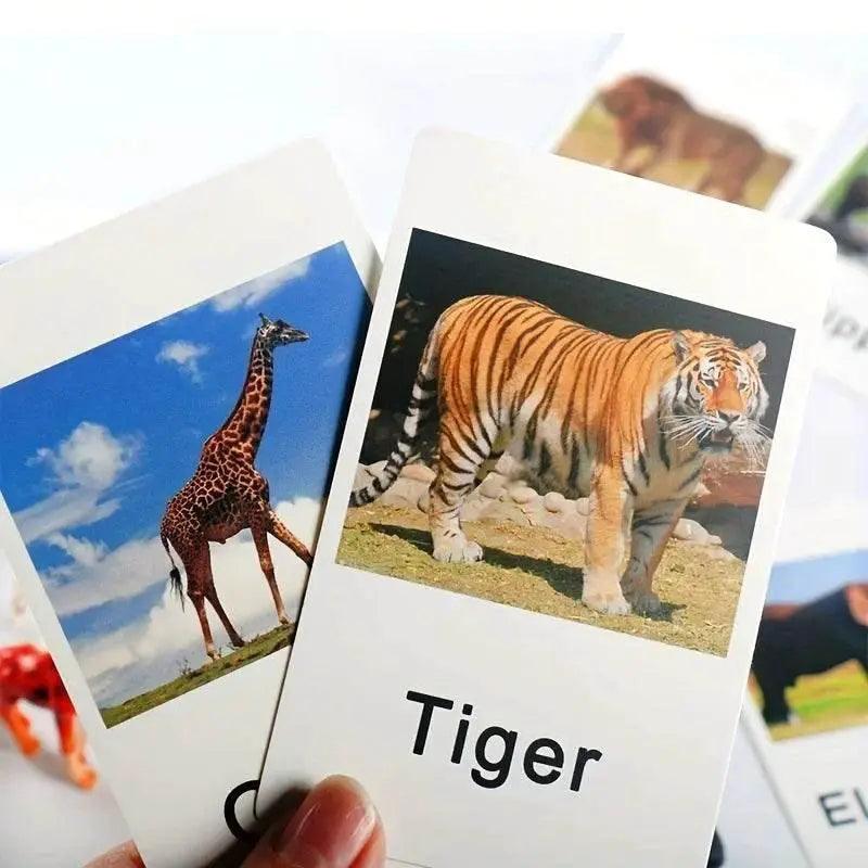  Montessori Animal Matching Card Set for Toddlers Ages 1 to 6 Language Learning Educational Toy -  ToylandEU™