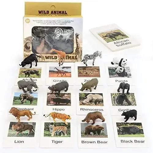  Montessori Animal Matching Card Set for Toddlers Ages 1 to 6 Language Learning Educational Toy -  ToylandEU™