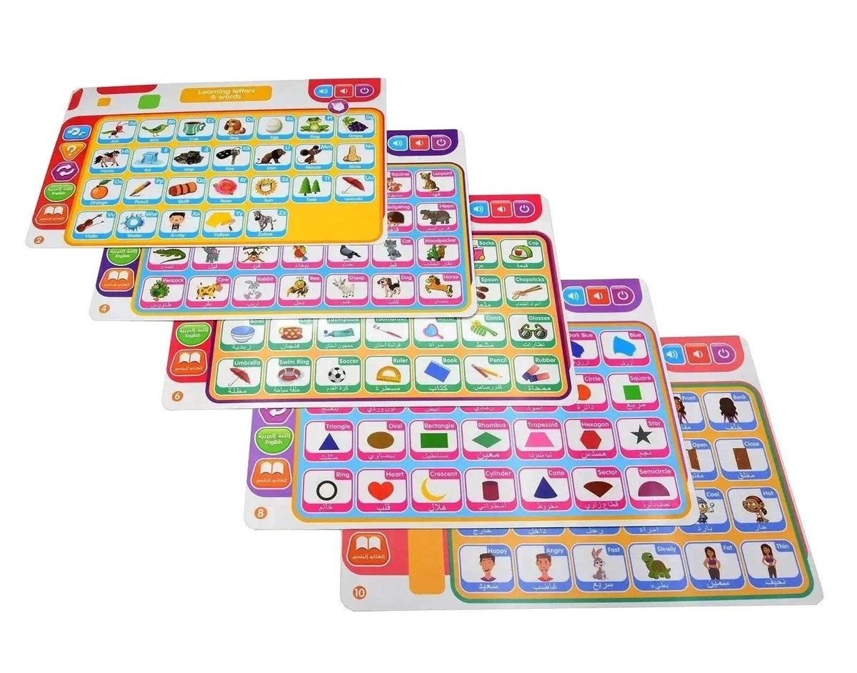  Arabic English Alphabet Tablet for Kids Learn Vocabulary and Pronounce Muslim Educational Toys -  ToylandEU™