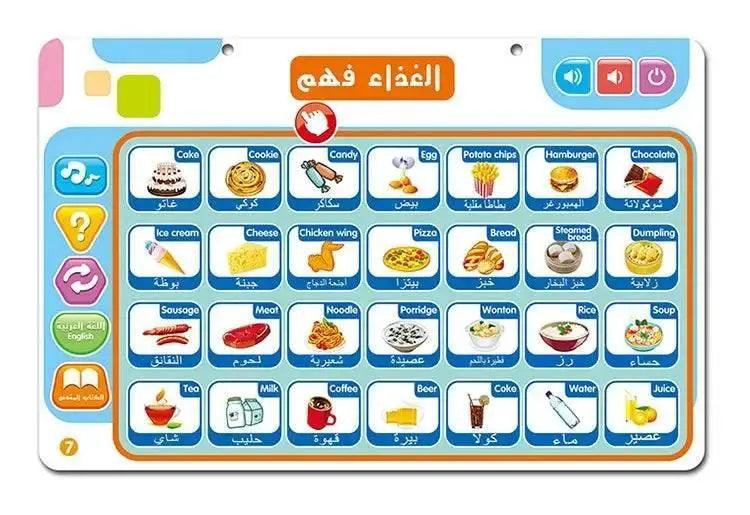  Arabic English Alphabet Tablet for Kids Learn Vocabulary and Pronounce Muslim Educational Toys -  ToylandEU™