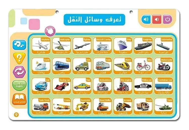  Arabic English Alphabet Tablet for Kids Learn Vocabulary and Pronounce Muslim Educational Toys -  ToylandEU™