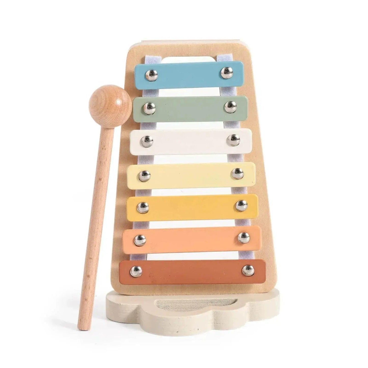  Montessori Wooden Baby Drum And Xylophone Set Non Toxic For 0-12 Months Early Educational Musical Toys -  ToylandEU™
