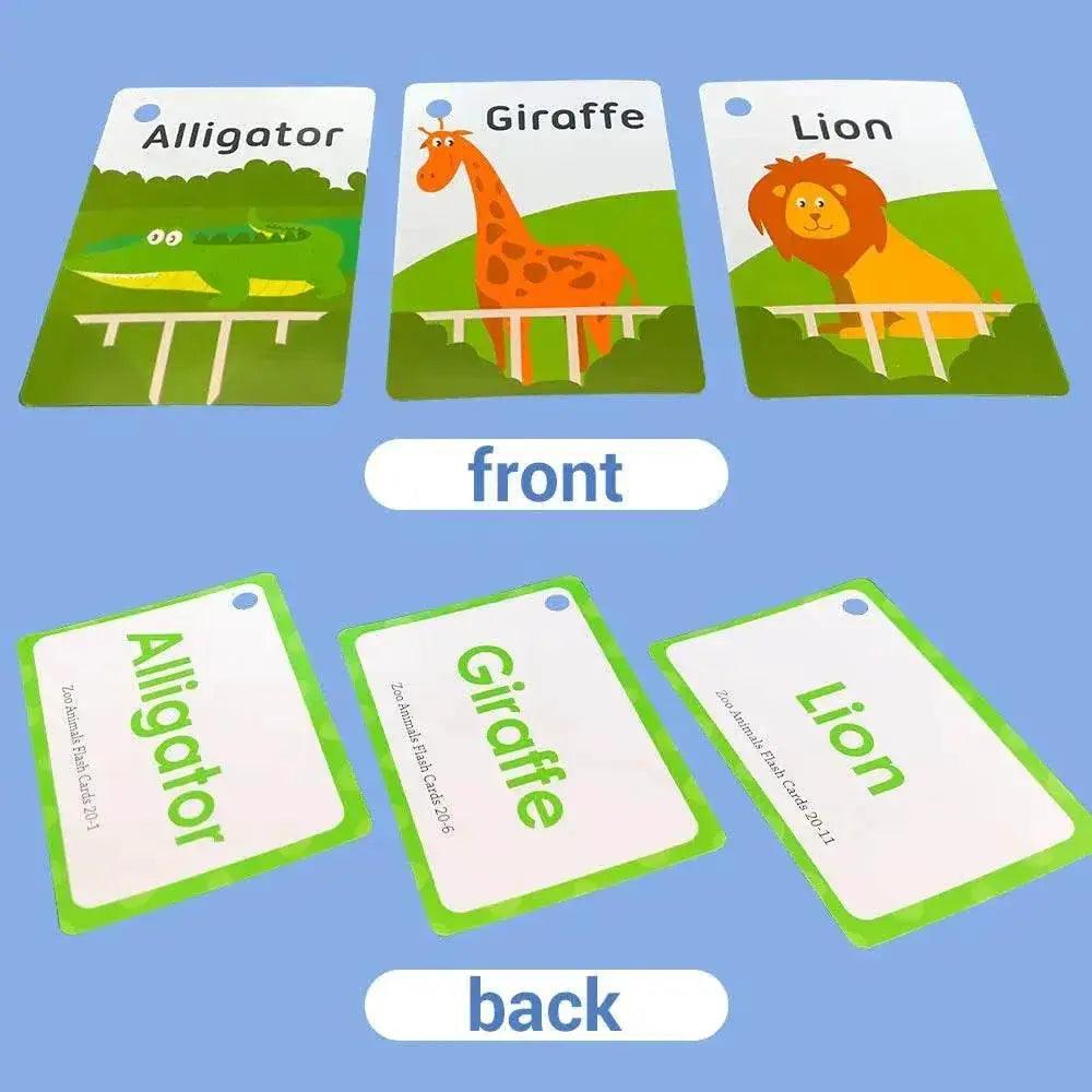  Baby Montessori Learn English Word Cards For Toddlers ABC Numbers Fruits Animals Body Parts Flashcards -  ToylandEU™