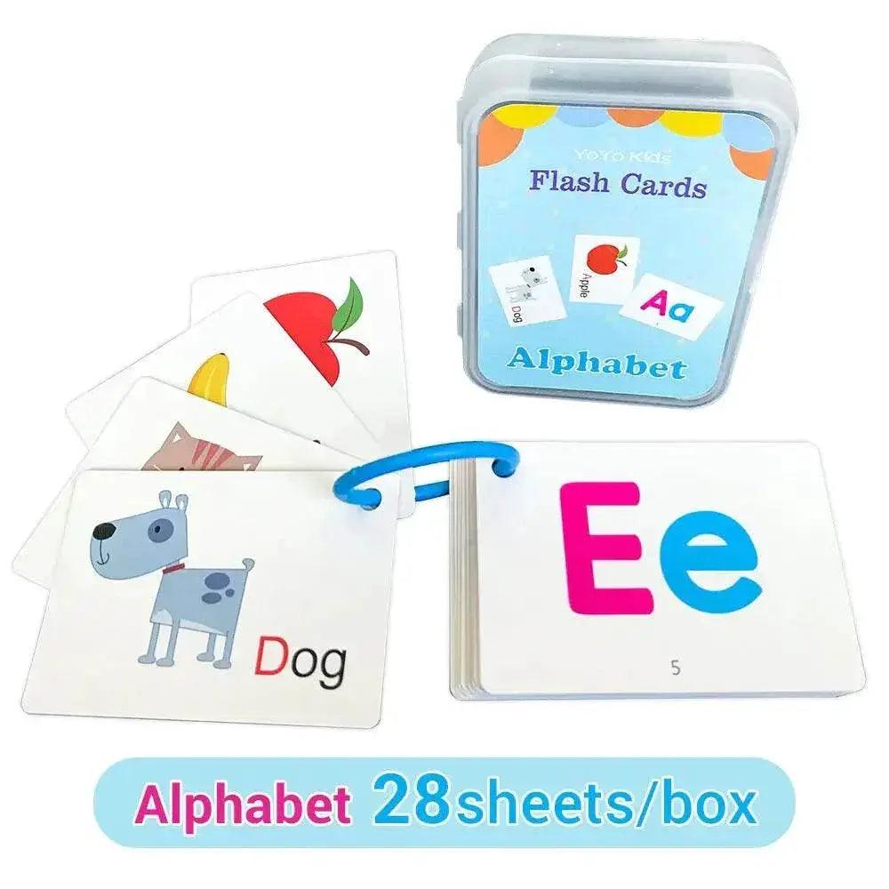  Baby Montessori Learn English Word Cards For Toddlers ABC Numbers Fruits Animals Body Parts Flashcards -  ToylandEU™