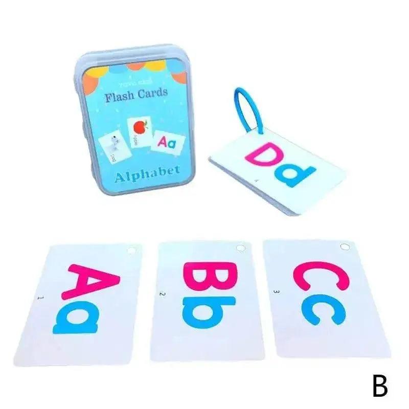  Baby Montessori Learn English Word Cards For Toddlers ABC Numbers Fruits Animals Body Parts Flashcards -  ToylandEU™