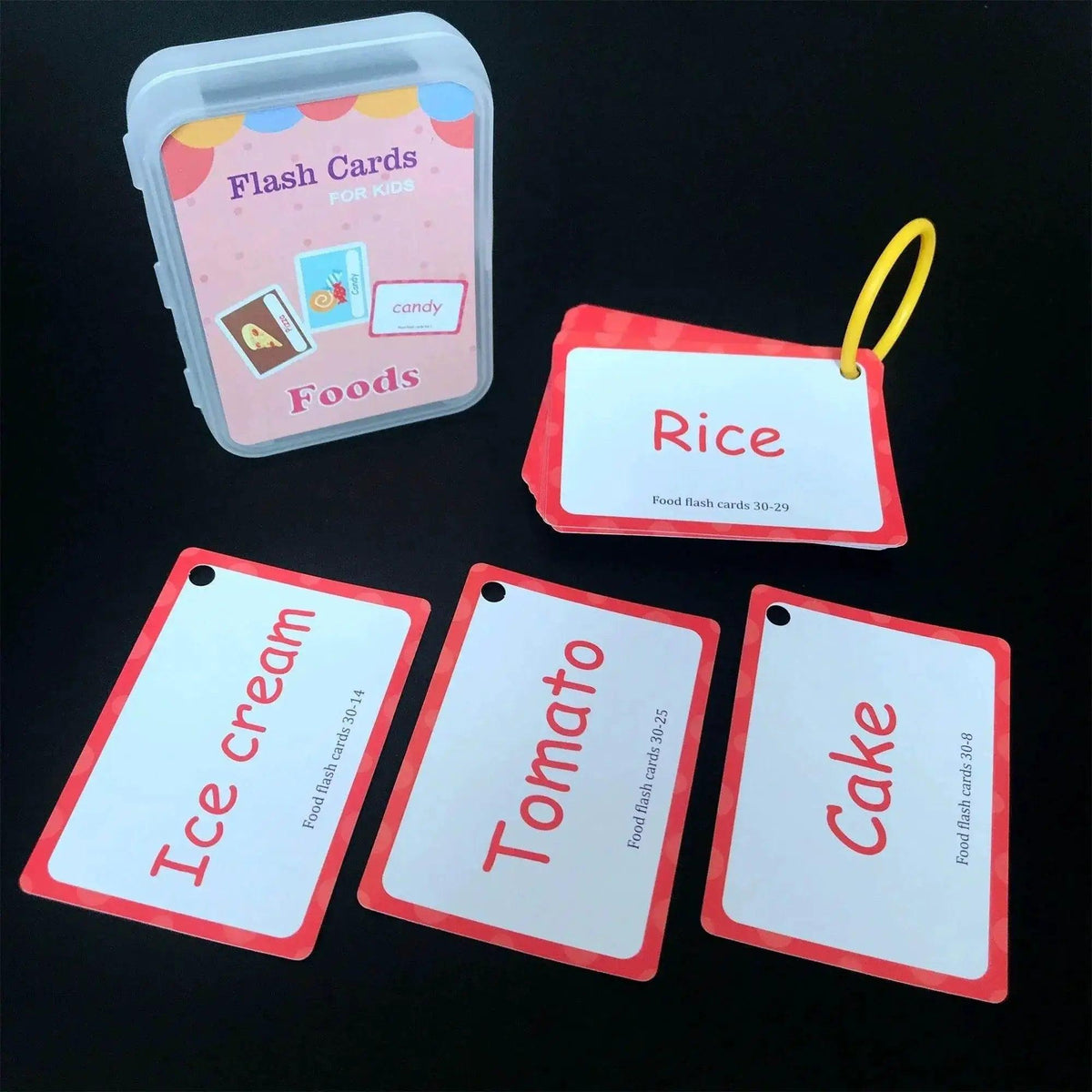 Baby Montessori Learn English Word Cards For Toddlers ABC Numbers Fruits Animals Body Parts Flashcards -  ToylandEU™