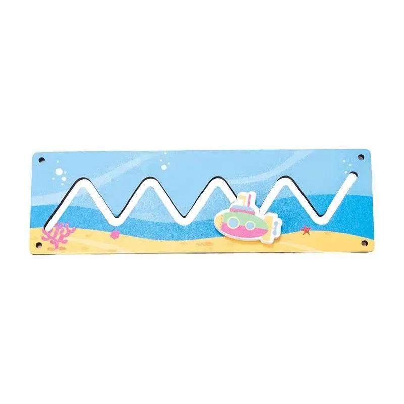  Wooden Montessori Busy Board Castle Theme Educational Toy Ages 3 To 12 Letters Numbers Animals -  ToylandEU™