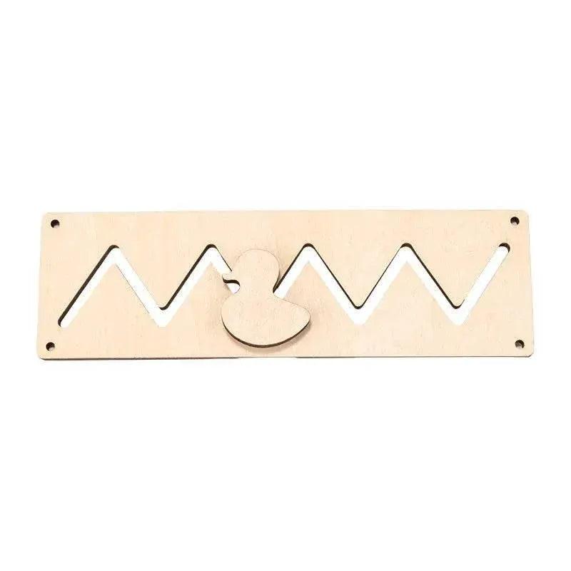  Wooden Montessori Busy Board Castle Theme Educational Toy Ages 3 To 12 Letters Numbers Animals -  ToylandEU™