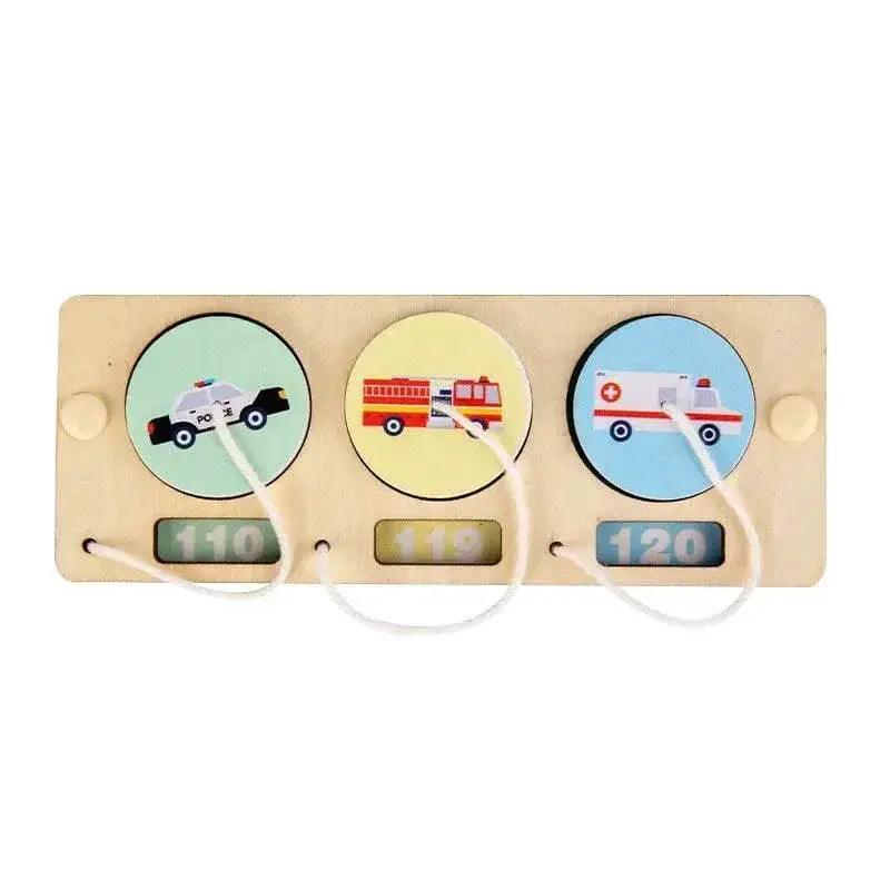  Wooden Montessori Busy Board Castle Theme Educational Toy Ages 3 To 12 Letters Numbers Animals -  ToylandEU™