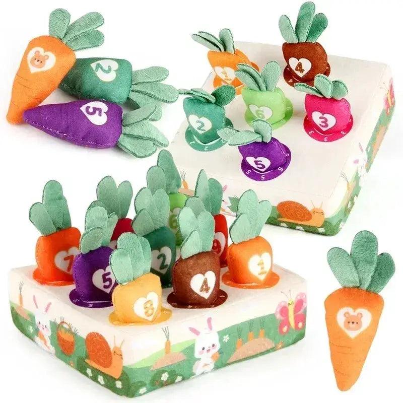  Montessori Carrot Harvest Pull Toy For Motor Skills -  ToylandEU™