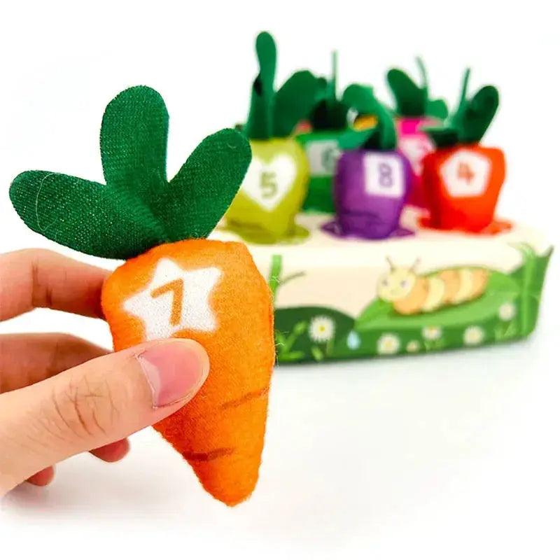  Montessori Carrot Harvest Pull Toy For Motor Skills -  ToylandEU™