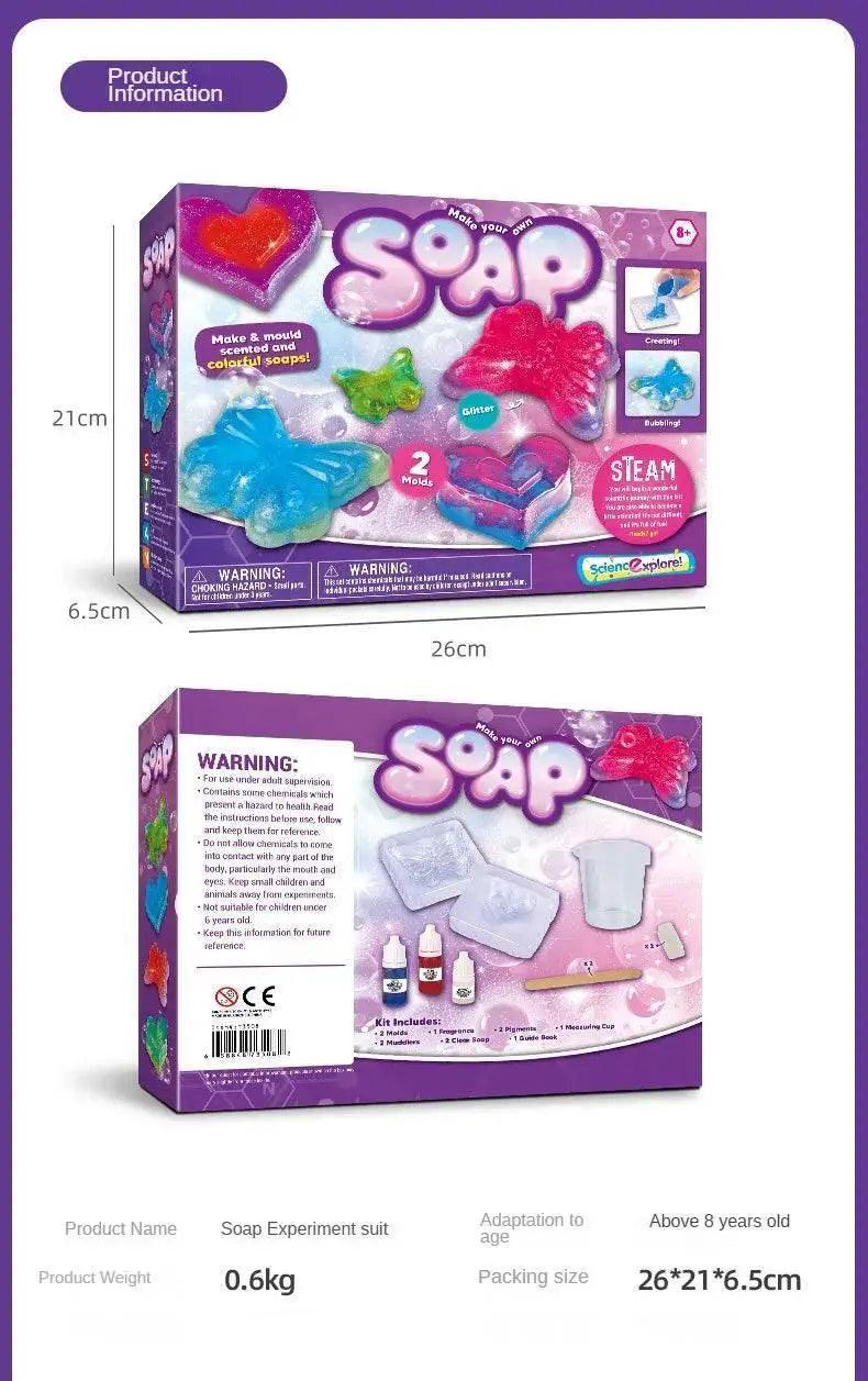  Children Magic Science Experiment Kit Handmade DIY Soap STEAM Educational Teaching Aids for Kids -  ToylandEU™