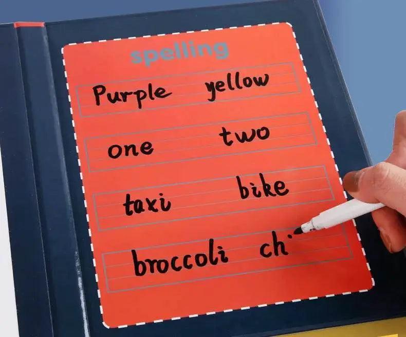  Children Magnetic Spelling Word Books Montessori Alphabet Wooden Toys For Early Readers -  ToylandEU™