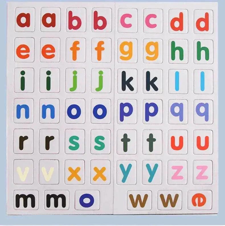  Children Magnetic Spelling Word Books Montessori Alphabet Wooden Toys For Early Readers -  ToylandEU™