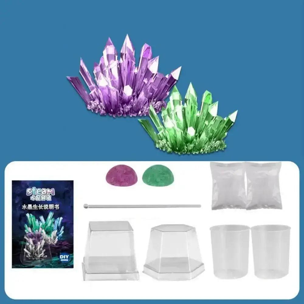  Crystal Growing Kit For Kids With Colorful Display Case -  ToylandEU™
