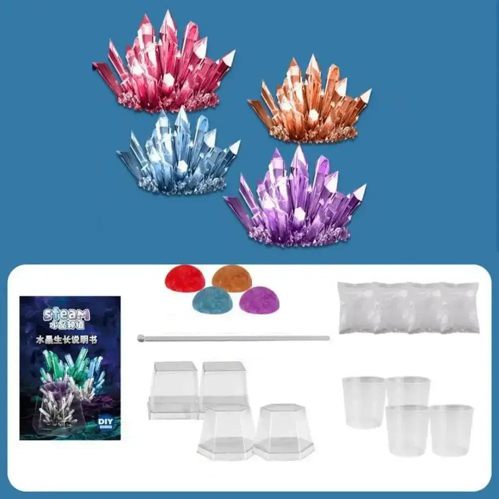  Crystal Growing Kit For Kids With Colorful Display Case -  ToylandEU™