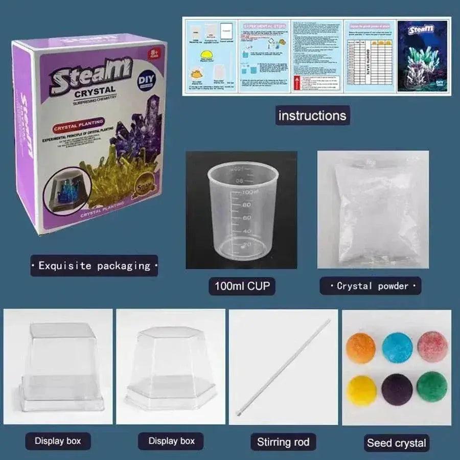  Crystal Planting Experiments Science and Education Toys DIY Growable Crystals Color Random Christmas and Halloween Gifts -  ToylandEU™