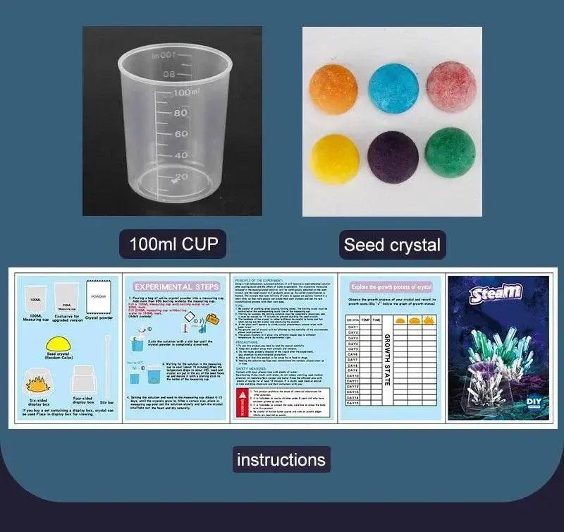  Crystal Planting Experiments Science and Education Toys DIY Growable Crystals Color Random Christmas and Halloween Gifts -  ToylandEU™