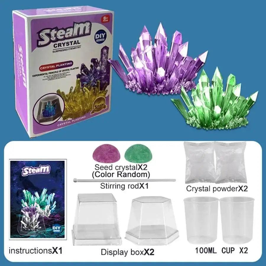  Crystal Planting Experiments Science and Education Toys DIY Growable Crystals Color Random Christmas and Halloween Gifts -  ToylandEU™
