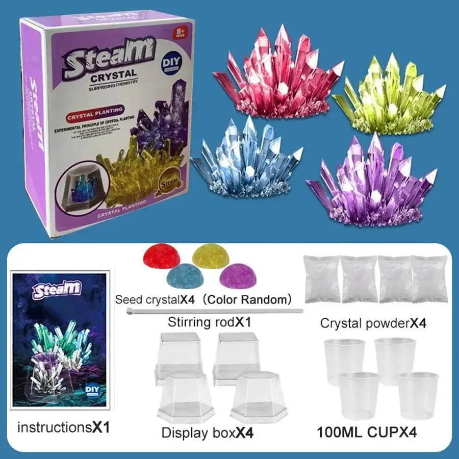 Crystal Planting Experiments Science and Education Toys DIY Growable Crystals Color Random Christmas and Halloween Gifts -  ToylandEU™