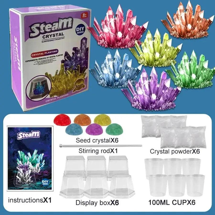  Crystal Planting Experiments Science and Education Toys DIY Growable Crystals Color Random Christmas and Halloween Gifts -  ToylandEU™