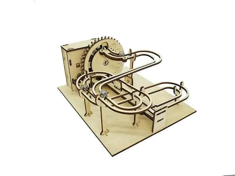  DIY 3D Wooden Marble Run Kit Build Mechanical Gears Steam Powered Science Experiment Educational Toy for Children and Teens -  ToylandEU™