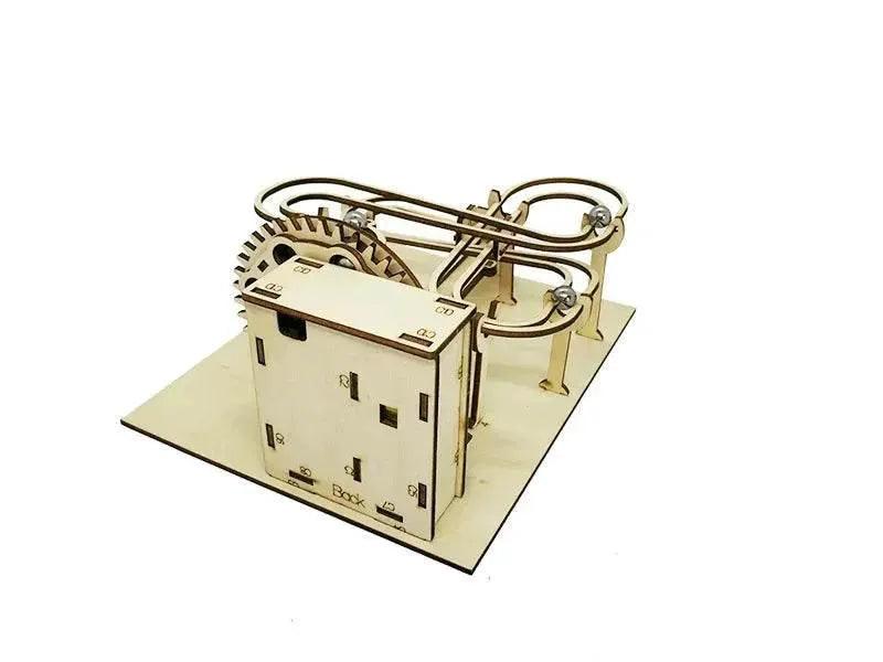  DIY 3D Wooden Marble Run Kit Build Mechanical Gears Steam Powered Science Experiment Educational Toy for Children and Teens -  ToylandEU™