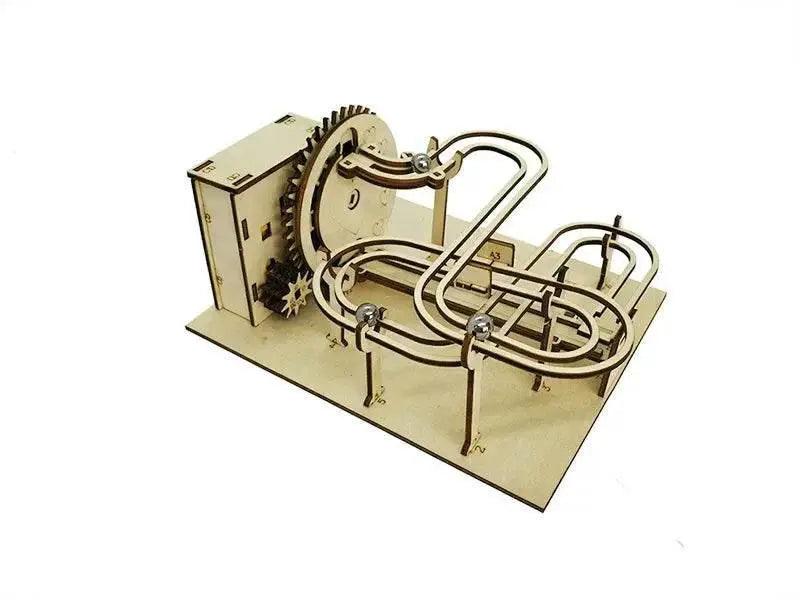  DIY 3D Wooden Marble Run Kit Build Mechanical Gears Steam Powered Science Experiment Educational Toy for Children and Teens -  ToylandEU™