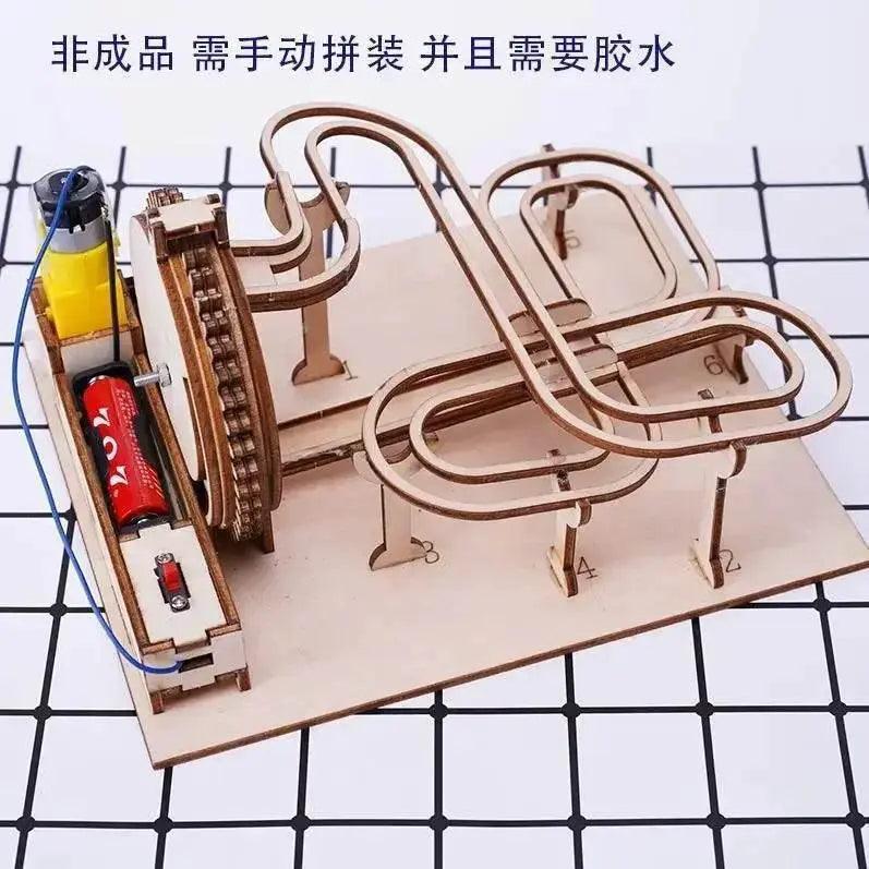  DIY 3D Wooden Marble Run Kit Build Mechanical Gears Steam Powered Science Experiment Educational Toy for Children and Teens -  ToylandEU™