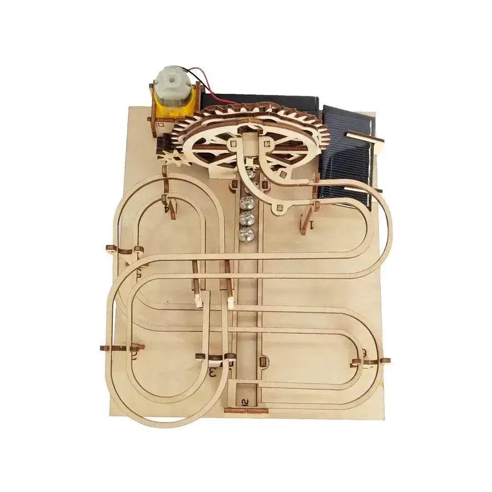  DIY 3D Wooden Marble Run Kit Build Mechanical Gears Steam Powered Science Experiment Educational Toy for Children and Teens -  ToylandEU™