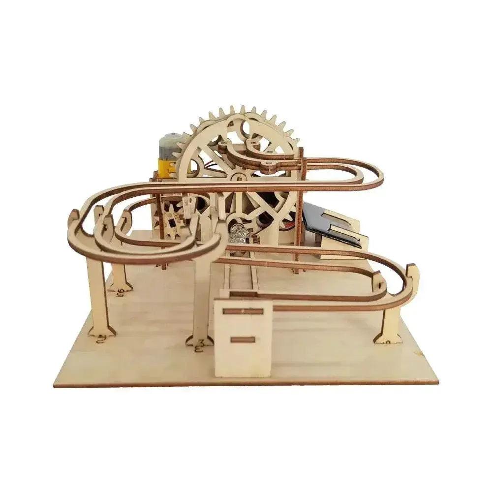  DIY 3D Wooden Marble Run Kit Build Mechanical Gears Steam Powered Science Experiment Educational Toy for Children and Teens -  ToylandEU™