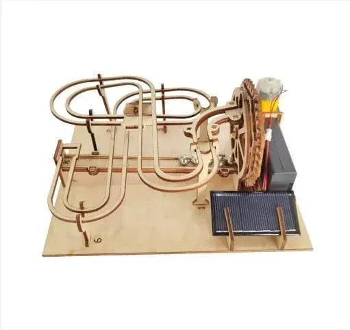  DIY 3D Wooden Marble Run Kit Build Mechanical Gears Steam Powered Science Experiment Educational Toy for Children and Teens -  ToylandEU™