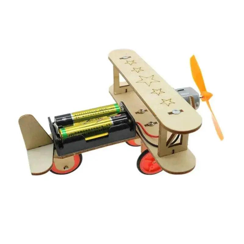  Wooden DIY Airplane Kids Puzzles Helicopter School Projects Experiment Kits Science Toys For Children Education -  ToylandEU™