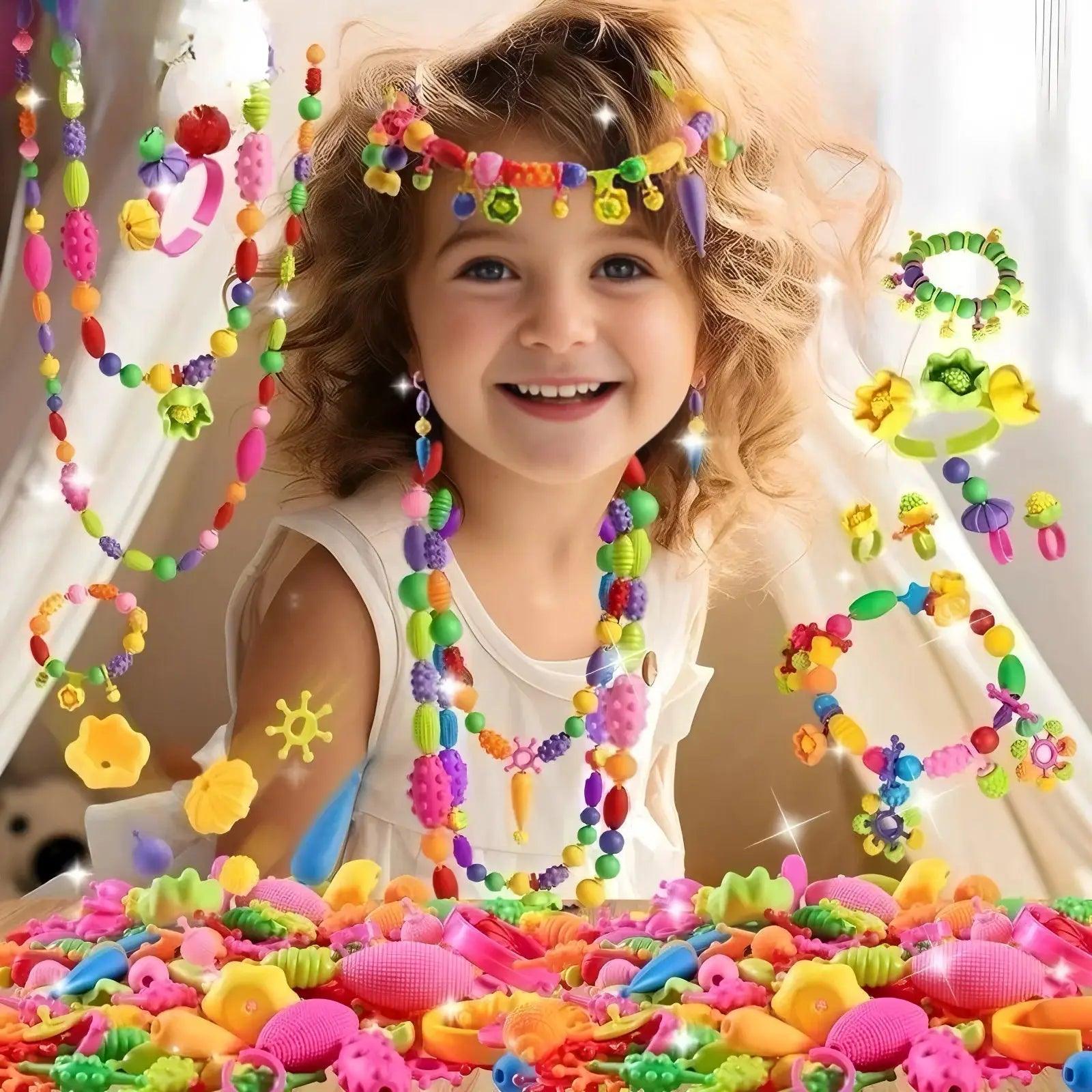  DIY Bead Jewelry Kit For Kids Creative Fun Gift Idea -  ToylandEU™